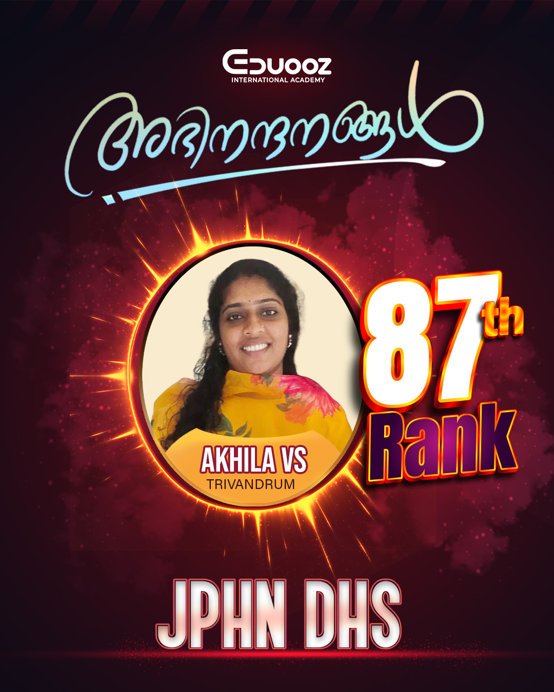 Rank holder portrait: 87 AKHILA VS JPHN DHS.jpg